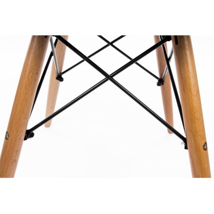 Стул деревянный Eames PC-015 оранжевый 
