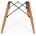 Стул деревянный Eames PC-015 оранжевый 