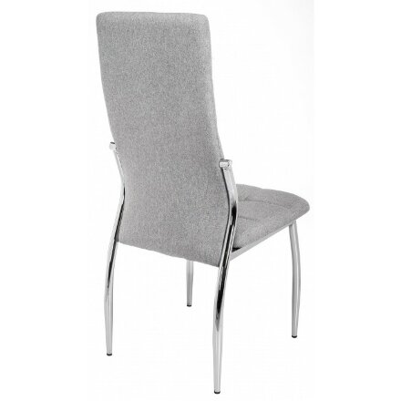 Стул на металлокаркасе Farini light grey / grey fabric 