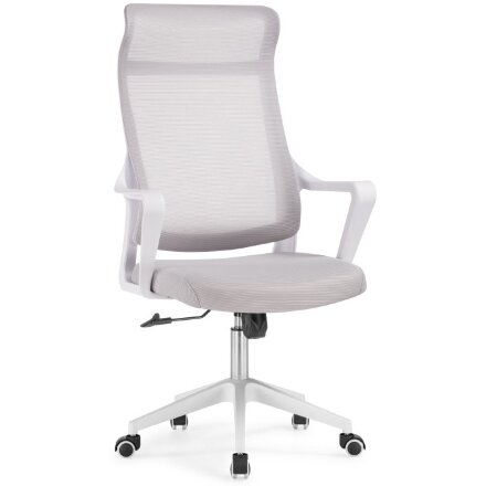 Компьютерное кресло Rino light gray / white 