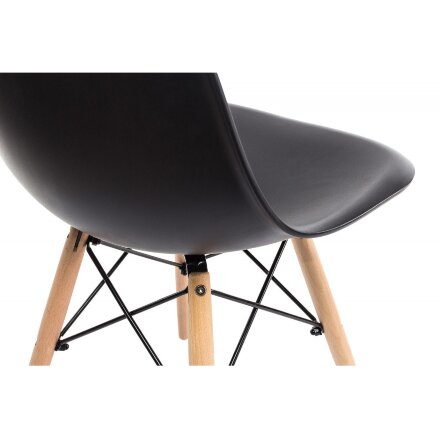 Стул деревянный Eames PC-015 черный 