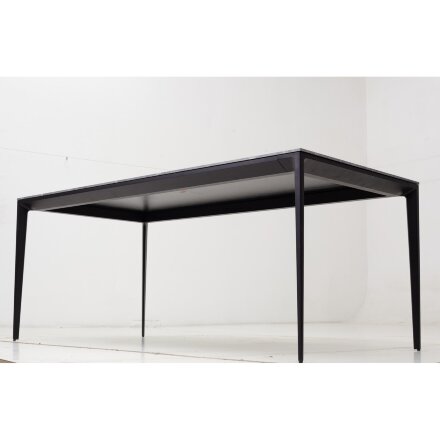 Стол NOTO 180 GLOSS STARLIGHT BLACK SOLID CERAMIC/ BLACK М-City 