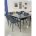 Стол NOTO 180 GLOSS STARLIGHT BLACK SOLID CERAMIC/ BLACK М-City 