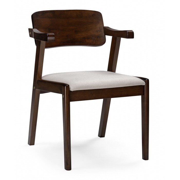 Стул деревянный Velma dirty oak / light beige Стул деревянный Velma dirty oak / light beige