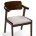 Стул деревянный Velma dirty oak / light beige 