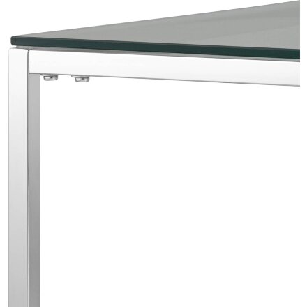 Журнальный стол 120*60 ТАУН серебро 