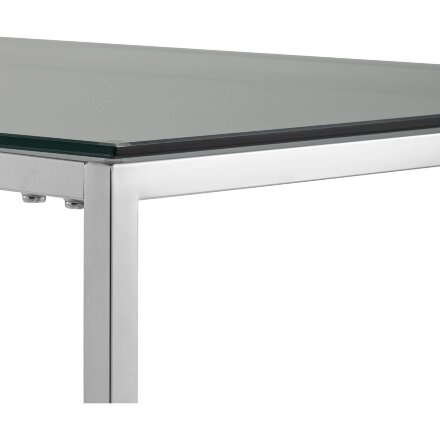 Журнальный стол 120*60 ТАУН серебро 