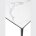 Стол NOTO 180 SINTERED STONE GLOSS STATUARIO WHITE / BLACK М-City 
