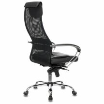 Кресло офисное BRABIX PREMIUM &quot;Stalker EX-609 PRO&quot;, хром, мультиблок, ткань-сетка/экокожа, черное, 532416, EX609PRO_532416