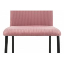 Стул на металлокаркасе Tod pink / black
