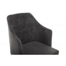 Стул на металлокаркасе Lans dark grey fabric