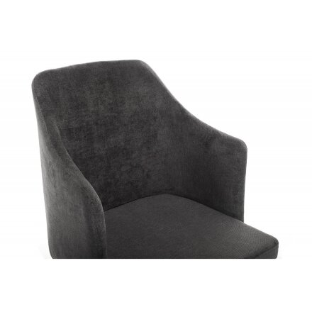 Стул на металлокаркасе Lans dark grey fabric 