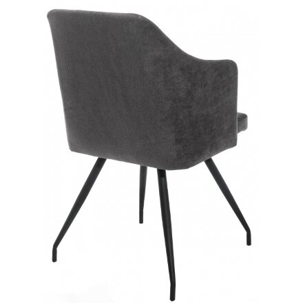 Стул на металлокаркасе Lans dark grey fabric 
