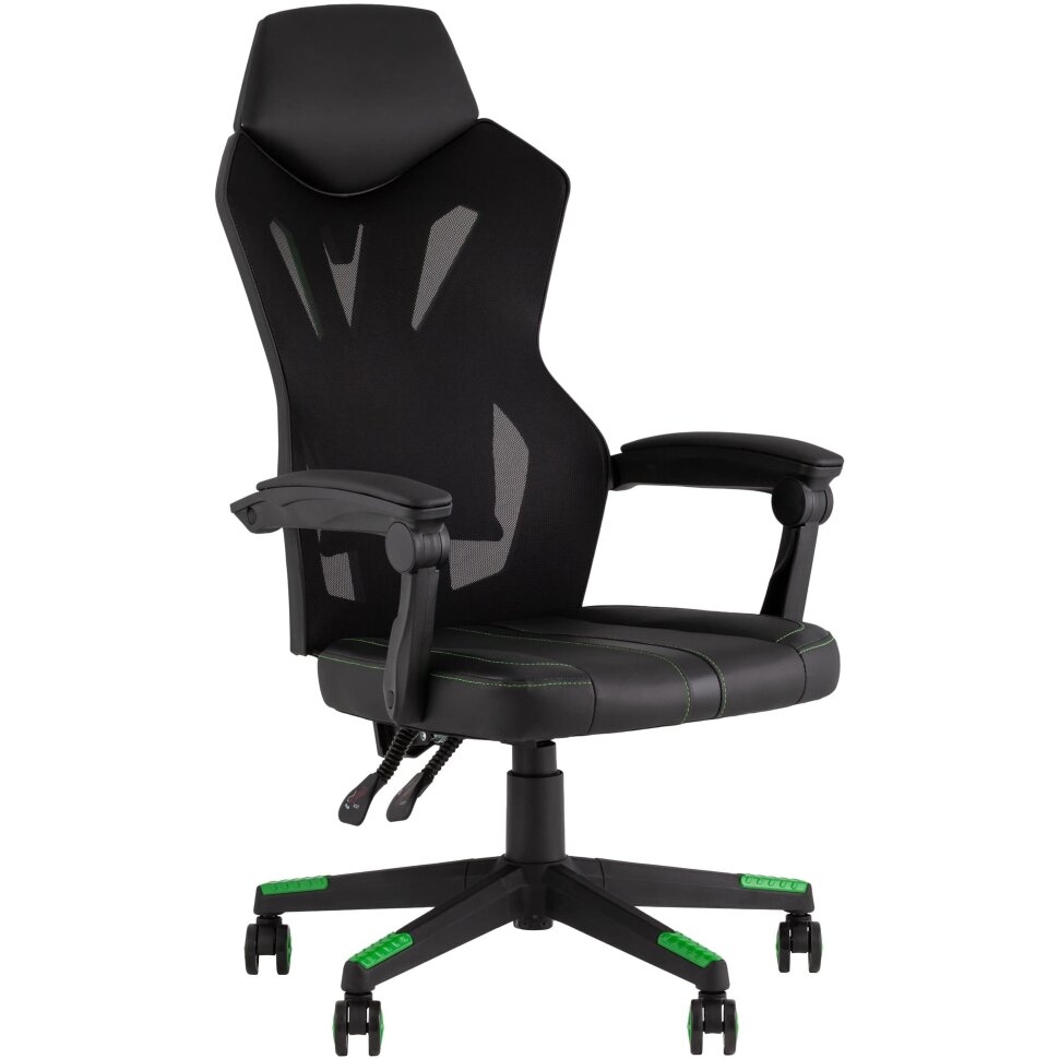 Кресло спортивное TopChairs Айронхайд зеленый Кресло спортивное TopChairs Айронхайд зеленый