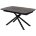 Стол RIVOLI 140 MATT BLACK MARBLE SOLID CERAMIC / BLACK, ®DISAUR 