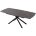 Стол RIVOLI 140 MATT BLACK MARBLE SOLID CERAMIC / BLACK, ®DISAUR 