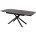 Стол RIVOLI 140 MATT BLACK MARBLE SOLID CERAMIC / BLACK, ®DISAUR 