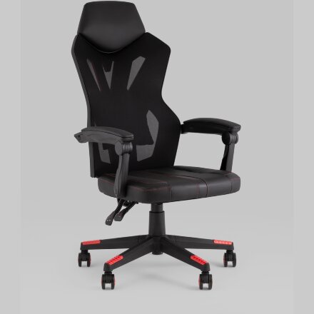 Кресло спортивное TopChairs Айронхайд красный 