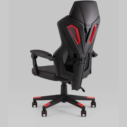 Кресло спортивное TopChairs Айронхайд красный 