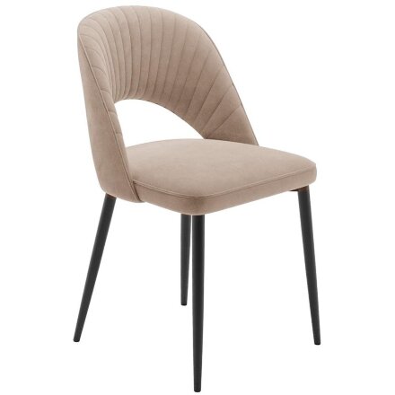 Стул DikLine 448 B03 BEIGE, ножки черные 