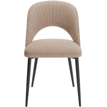 Стул DikLine 448 B03 BEIGE, ножки черные 