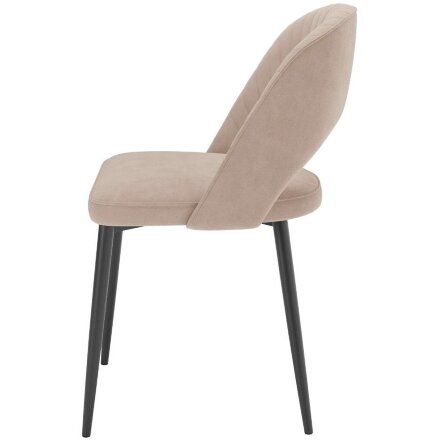 Стул DikLine 448 B03 BEIGE, ножки черные 