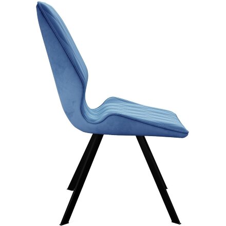 Стул DikLine 242PRO B8 BLUE, ножки черные 