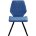 Стул DikLine 242PRO B8 BLUE, ножки черные 