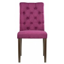 Стул деревянный Amelia dark walnut / fabric purple