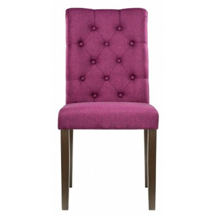 Стул деревянный Amelia dark walnut / fabric purple 