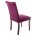Стул деревянный Amelia dark walnut / fabric purple 