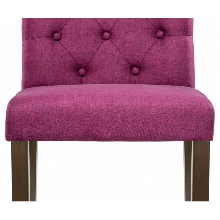 Стул деревянный Amelia dark walnut / fabric purple 