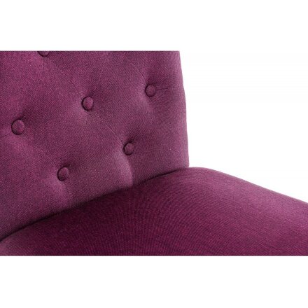 Стул деревянный Amelia dark walnut / fabric purple 