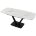 Стол ALATRI 120 GLOSS STATUARIO WHITE SINTERED STONE / BLACK М-City 