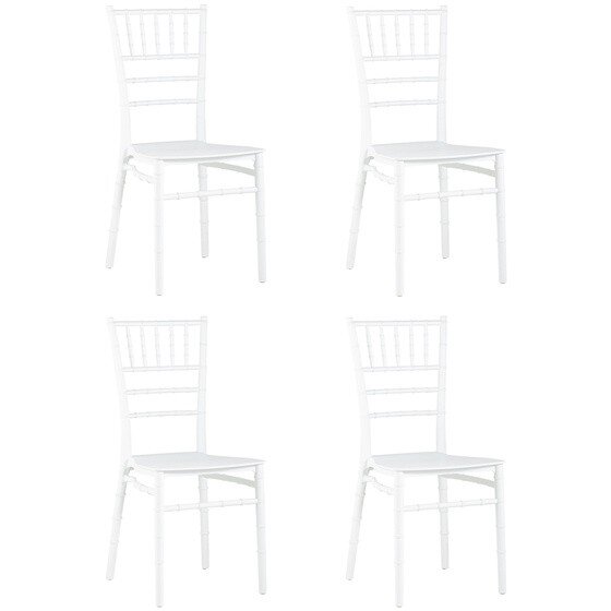 Стул Chiavari (Кьявари) пластик белый 4 шт. Стул Chiavari (Кьявари) пластик белый 4 шт.