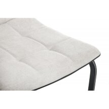 Стул на металлокаркасе Nana light grey / black