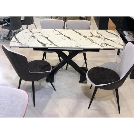 Стол KRIS MARBLE Белый мрамор