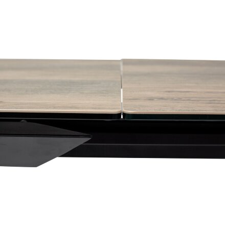 Стол CREMONA 180 KL-61 Под дерево, итальянская керамика / черный каркас, ®DISAUR 