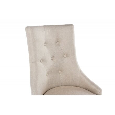 Стул деревянный Elegance dark walnut / fabric cream 