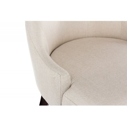 Стул деревянный Elegance dark walnut / fabric cream 