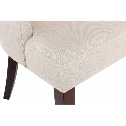Стул деревянный Elegance dark walnut / fabric cream 