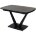 Стол ALATRI 120 MATT BLACK MARBLE SINTERED STONE / BLACK М-City 