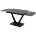 Стол ALATRI 120 MATT BLACK MARBLE SINTERED STONE / BLACK М-City 