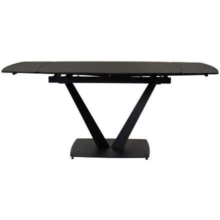 Стол ALATRI 120 MATT BLACK MARBLE SINTERED STONE / BLACK М-City 