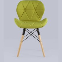 Стул Stool Group для кухни Бон рогожка оливковый ножки дерево 2шт