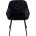 Стул BREEZE BLUVEL-19 BLACK, велюр/ черный каркас М-City 