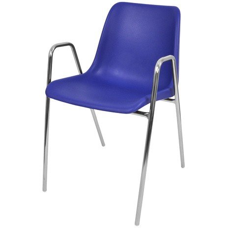 Стул пластиковый на металлокаркасе Vicenza-4П BLUE RAL 5002 Синий Стул пластиковый на металлокаркасе Vicenza-4П BLUE RAL 5002 Синий