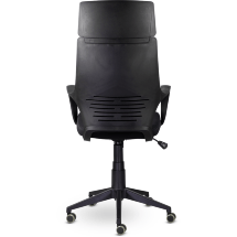Кресло офисное / IQ  / (black plastic (black) черный пластик / нуар ткань