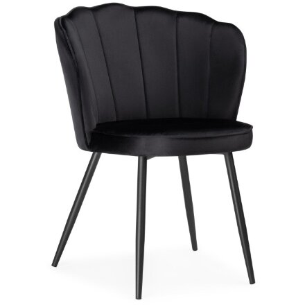 Стул на металлокаркасе Coral black 