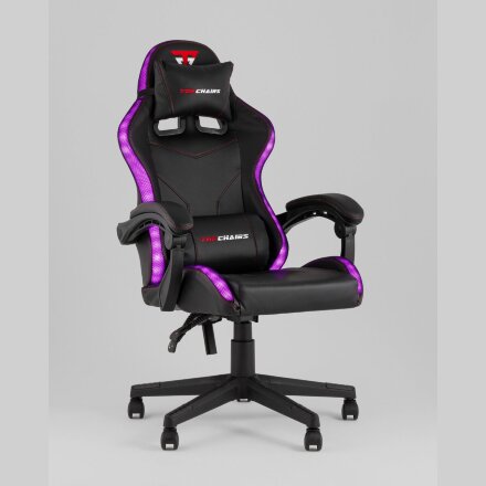 Кресло спортивное TopChairs Druid черный 